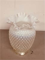Hob nail vase - 8" inches tall