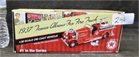 1937 TEXACO ATHENS FIRE TRUCK DIECAST 1/30 SCALE