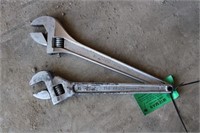 (2) Cresent Wrenches - 16" & 18"