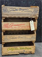 Vintage Fruit Crates w/ Paper Labels
