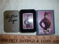 Betty Paige Pin Up Girl Zippo Lighter - NIB