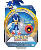 Sonic the Hedgehog 4" Sonic w/ Star Spring Wave 1