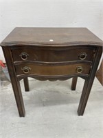 End Table With 2 Drawers 22 X 13 1/2 X 26
