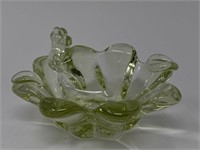 Vintage Hand Blown Art Glass Bowl