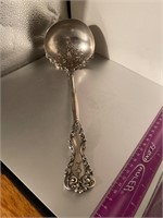 Large heavy sterling ladle