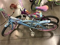 Pair Girls Bikes - tires hold air