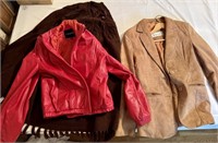 3 Pc Lot with Two Vintage Coats (Some wear)