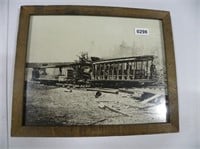 Framed Railroad Train Print