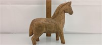 Primitive hand carved horse
