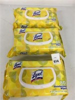 3 X 80PCS LYSOL DISINFECTING WIPES