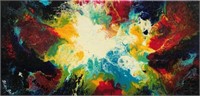 "Creation” 10”x20” Original Painting - Antanenka