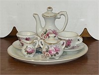 Vintage Porcelain Miniature Tea Set