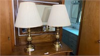 Two Matching 30 ½” Table Lamps