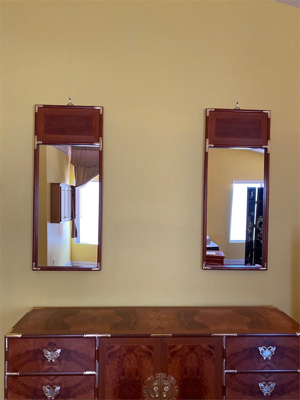 Pair of decorative mirrors #34