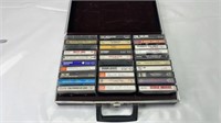 lot of cassette tapes