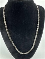 925 Silver Flat Link Necklace