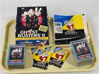 2) COMPLETE SETS GHOSTBUSTERS II CARDS BOX PACKS