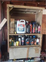 All Contents of Garage Wall Cabinet. Buyer Must