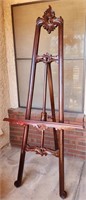 E - WOODEN ART DISPLAY EASEL 80"T (G147)