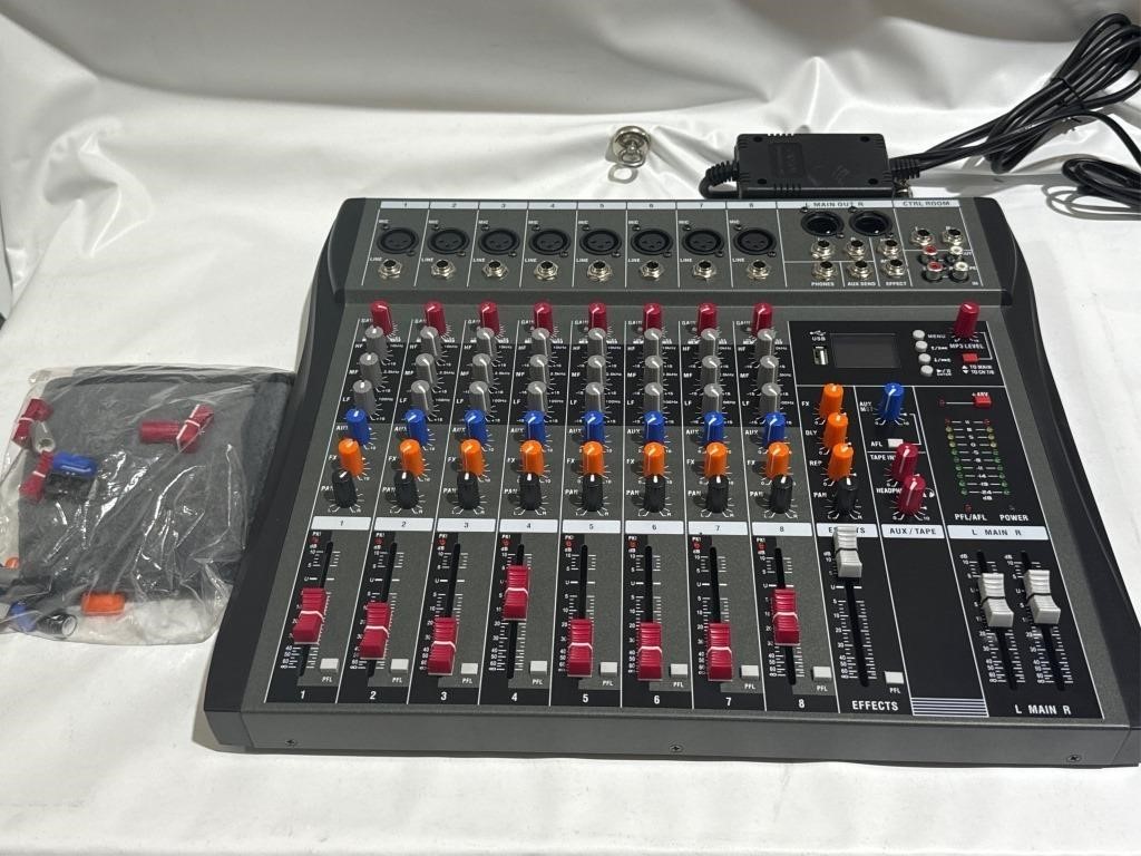 $100 Audio Mixer 8 Channel Digital Mixer