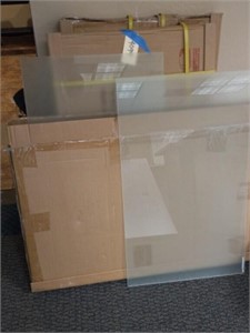 Table top glass new in boxes