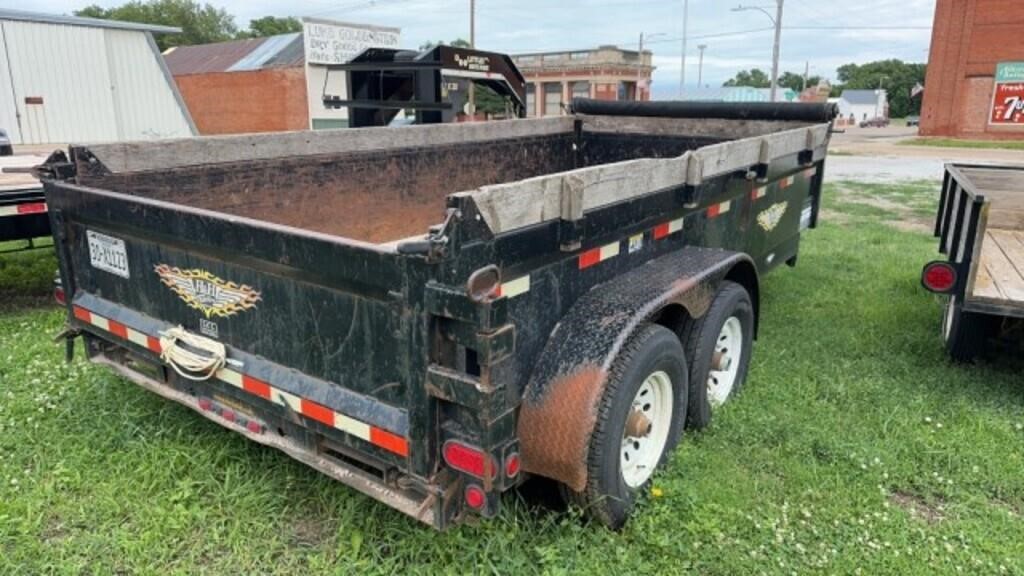 H&H 7' X 14' DUMP TRAILER