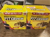 2ct.Robert Irvine’s Fit crunch protein baked bars