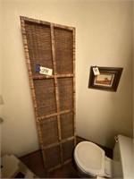 Wicker Room Divider 3-Section Folding