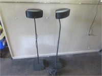 ~LPO* Bose Mini Speakers On Stands 38 Tall WORK