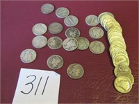 40 SILVER MERCURY DIMES