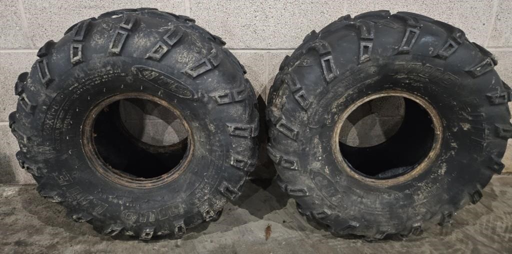ITP Mud Lite 22X 11-8 ATV Tires (bidding 2 times