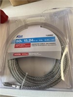50 ft of 1/4 in heavy duty cable