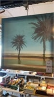 Beach and Palm Tree Painting
