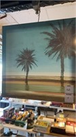 Beach and Palm Tree Painting