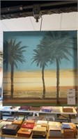 Beach & Palm Tree Painting