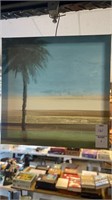 Beach and Palm Tree Painting