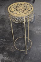 Scrolled Metal Plant Stand