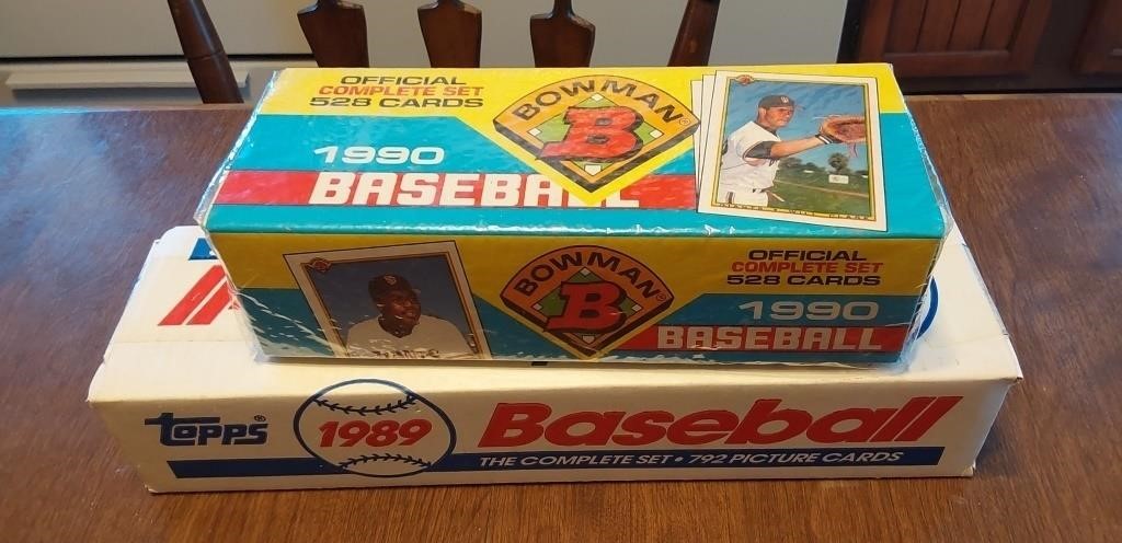 (2) sets of baseball cards