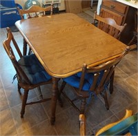 kitchen table with (6) chairs