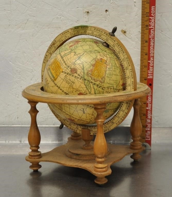 Small Globe on wood base