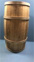 24 inch primitive wooden keg heavy duty