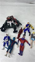 Marvel Action Figure Lot Venom iron man magneto