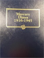 Mercury Dimes 1916-1945 Hardback Folder(Unused)
