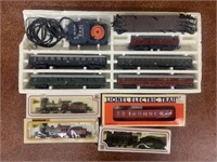 HO Trains, Lionel and Bachmann Engines, cars