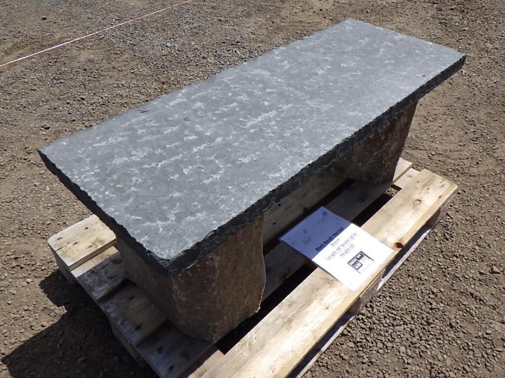 Black Basalt Thermal Bench