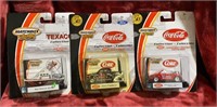 3- Matchbox Collectibles Cars Texaco & Coca-Cola