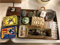 Jewelry boxes, Padlock & tin boxes