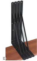 $19 4 pack 16x10 Black Heavy Duty Shelf Brackets