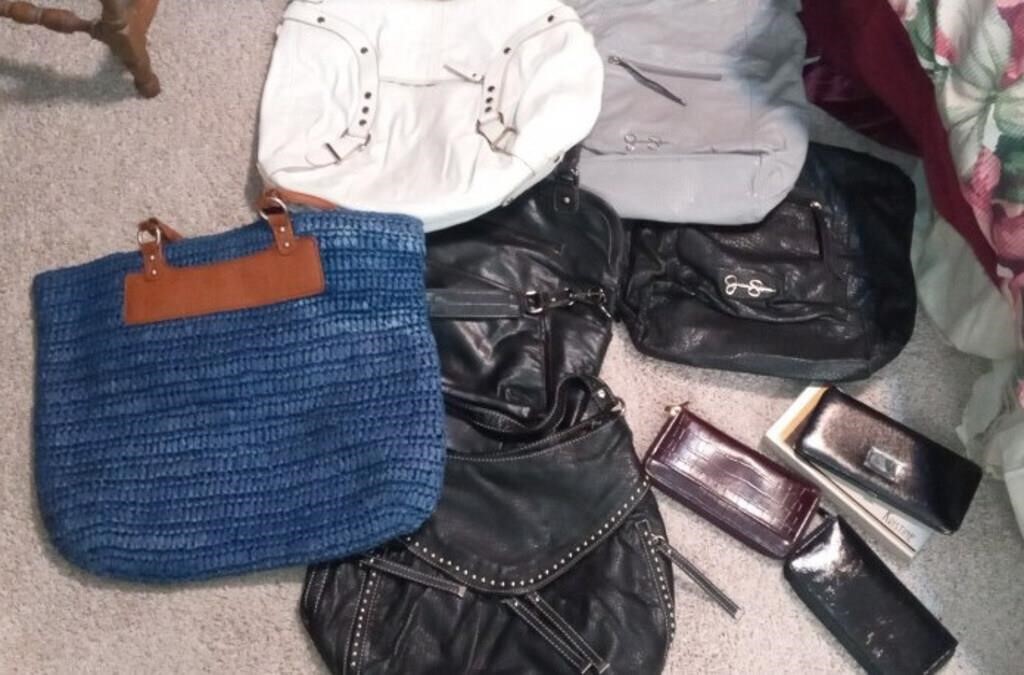 Lot of purses and wallet