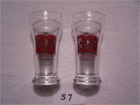Set of 2 Potosi Light Beer Glasses